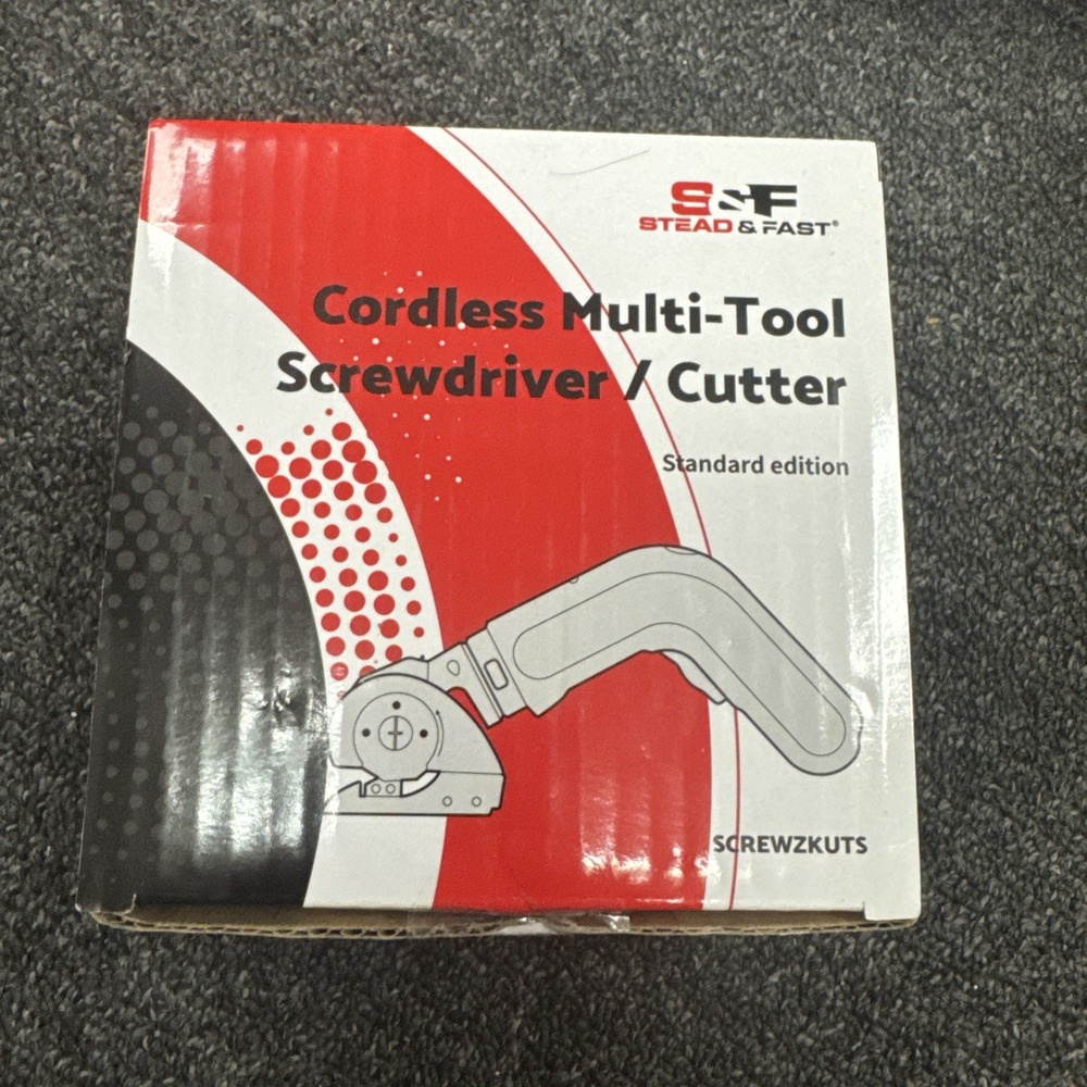 S&F STEAD & FAST Cordless Multi-Tool Screwdriver & Cutter / Electric Scissors 4V